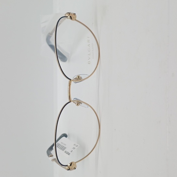 NWT BVLGARI GOLD PLATED EYEGLASS FRAMES BV2237KB SNAKE SIDE - Picture 2 of 12